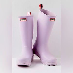 HUNTER Lilac Rain Boots- 6M(SEE ACTUAL PHOTOS)